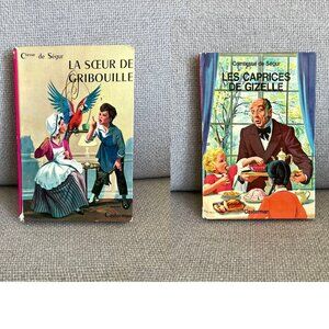 VINTAGE Bundle Comptesse de Ségur Les Caprices de Gizelle La Soeur de Gribouille